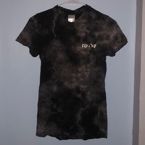 Rip N Dip Womens Small Black Tie Dye T-Shirt